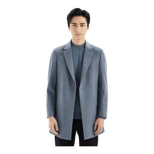 新款 毛呢外套2025冬季 利郎男装 休闲保暖茄克Q3DYR511 花色混纺