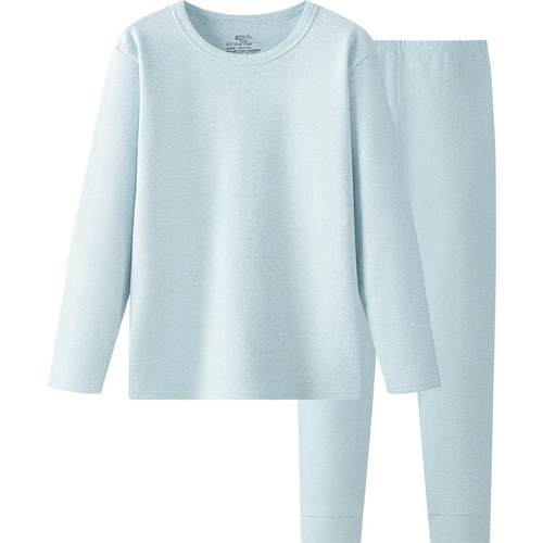 红豆青少年纯棉色纺磨毛秋衣秋裤