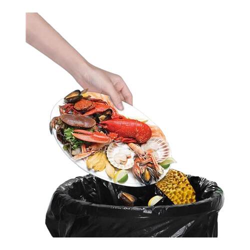 黑色食品塑料袋大中小号