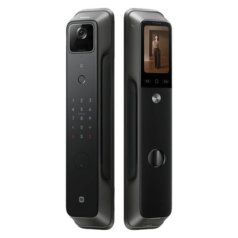 小米智能门锁4Pro 掌静脉AI人脸大屏猫眼指纹锁密码锁家用智能锁