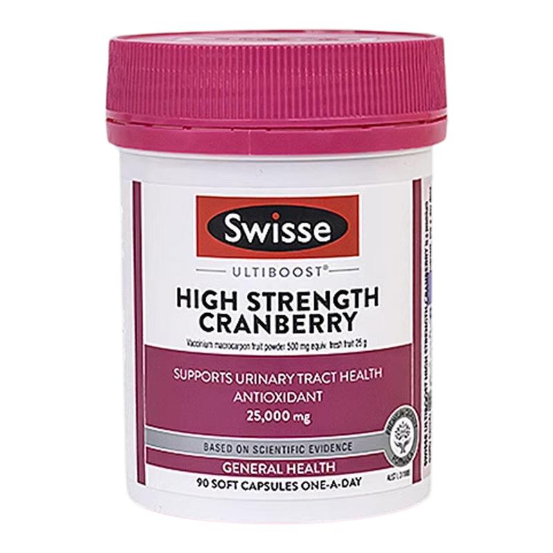 Swisse斯维诗中蔓越莓90粒胶囊女性益生菌卵巢保养泌尿系统改善
