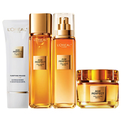 欧莱雅小蜜罐四代花蜜胶原水乳霜套装 礼盒妈妈礼物护肤品官方正品