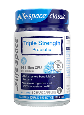 lifespace益倍适广谱益生菌呵护成人肠道健康960亿调理肠道30粒