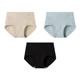 2026新款 透气提臀三角裤 女士高腰收腹抗菌全棉裆大码 猫人纯棉内裤