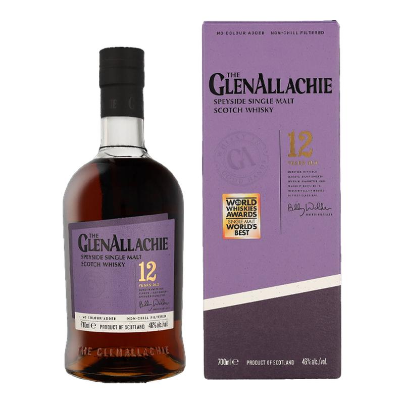 GlenAllachie格兰纳里奇12年威士忌 苏格兰单一麦芽进口洋酒700ml