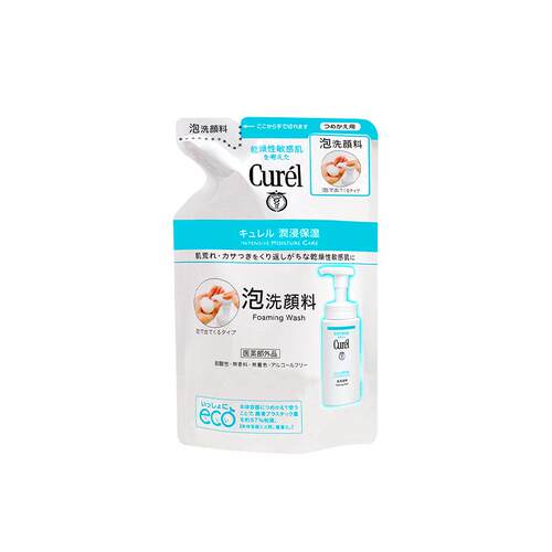 珂润泡沫日本氨基酸洗面奶替换装