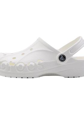 Crocs卡骆驰洞洞鞋男鞋26夏季运动拖鞋白色户外包头鞋厚底鞋女鞋