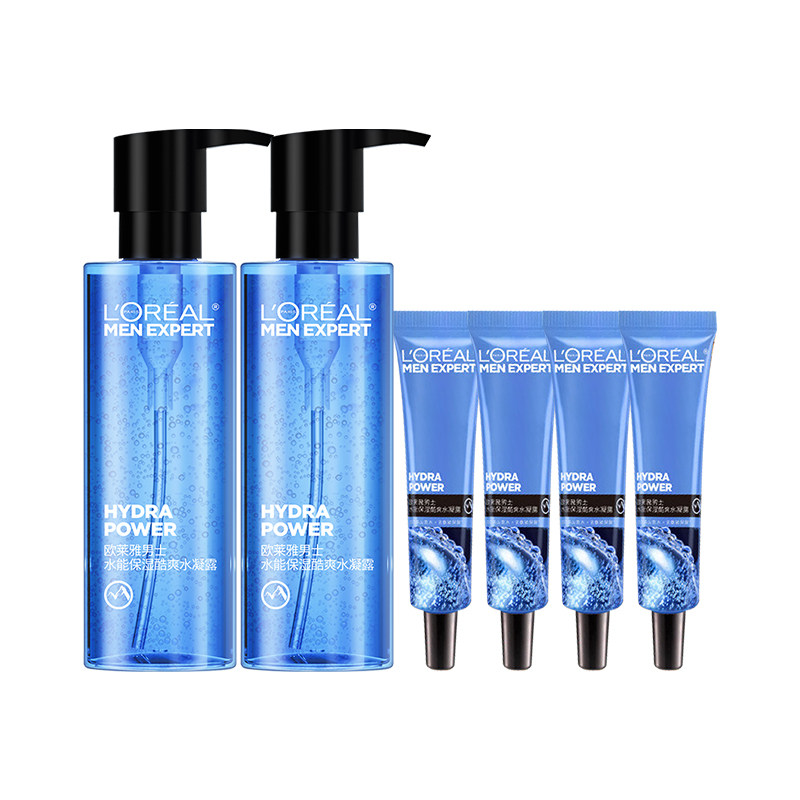 欧莱雅男士水凝露爽肤水补水保湿男生脸部护肤品官方旗舰店正品