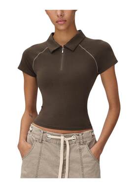 粒子狂热女春夏POLOT恤衫