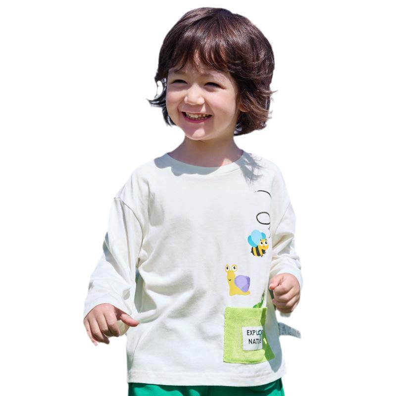 巴拉巴拉男童女童长袖T恤小童宝宝打底衫儿童2025秋季新款童装潮5,童装/婴儿装/亲子装,T恤,淘宝优惠券,粉丝福利购,淘宝优惠卷