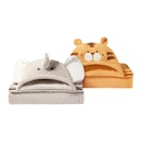 babygreat婴儿浴巾宝宝带帽斗篷儿童大象浴袍小象洗澡A类成人礼盒