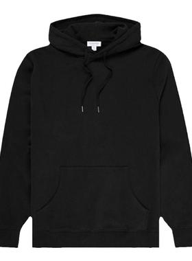 【特享7折】SUNSPEL男士秋冬经典款全棉抽绳运动连帽LOOPBACK卫衣