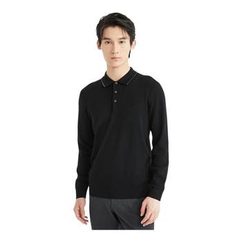 Lilan youth business sweater 2025 winter polo collar knitted sweater q4dms022 Lilan youth business sweater 2025 winter polo collar knitted sweater q4dms022