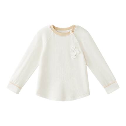 【薄暖】babycare山茶花儿童T恤男童长袖打底女童衣服宝宝上衣