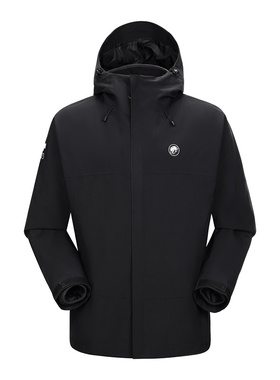 【蔡徐坤同款】熊猫户外三合一冲锋衣2025男女新款防风防水登山服