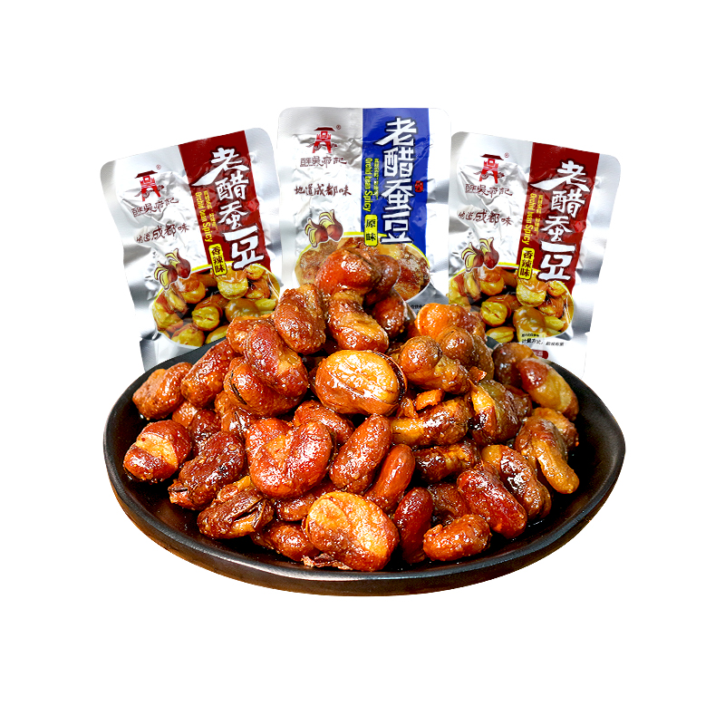 百年吴府记老醋蚕豆酥脆兰花豆糖醋香辣下酒菜成都零食露思同款