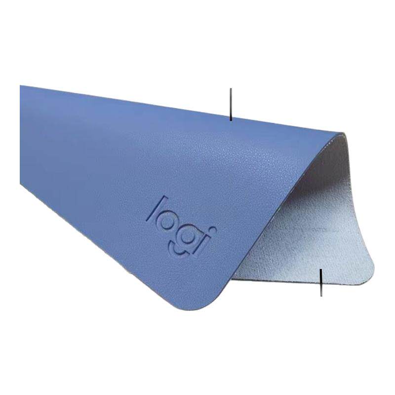 罗技皮质鼠标垫桌垫纯色简约小号防水笔记本电脑学生办公定制防水