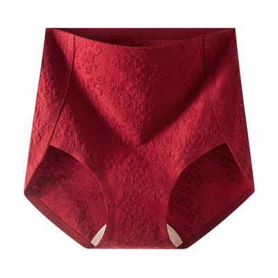 芬腾本命年A类纯棉红色收腹内裤