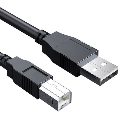 打印机数据线连接延长线方口usb