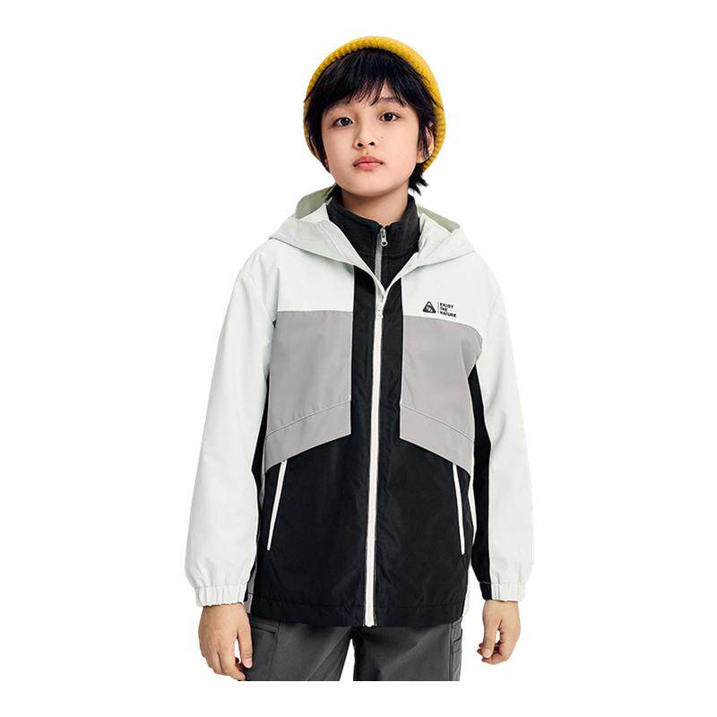 巴拉巴拉男童外套中大童三合一风衣春秋款童装儿童摇粒绒加厚上衣