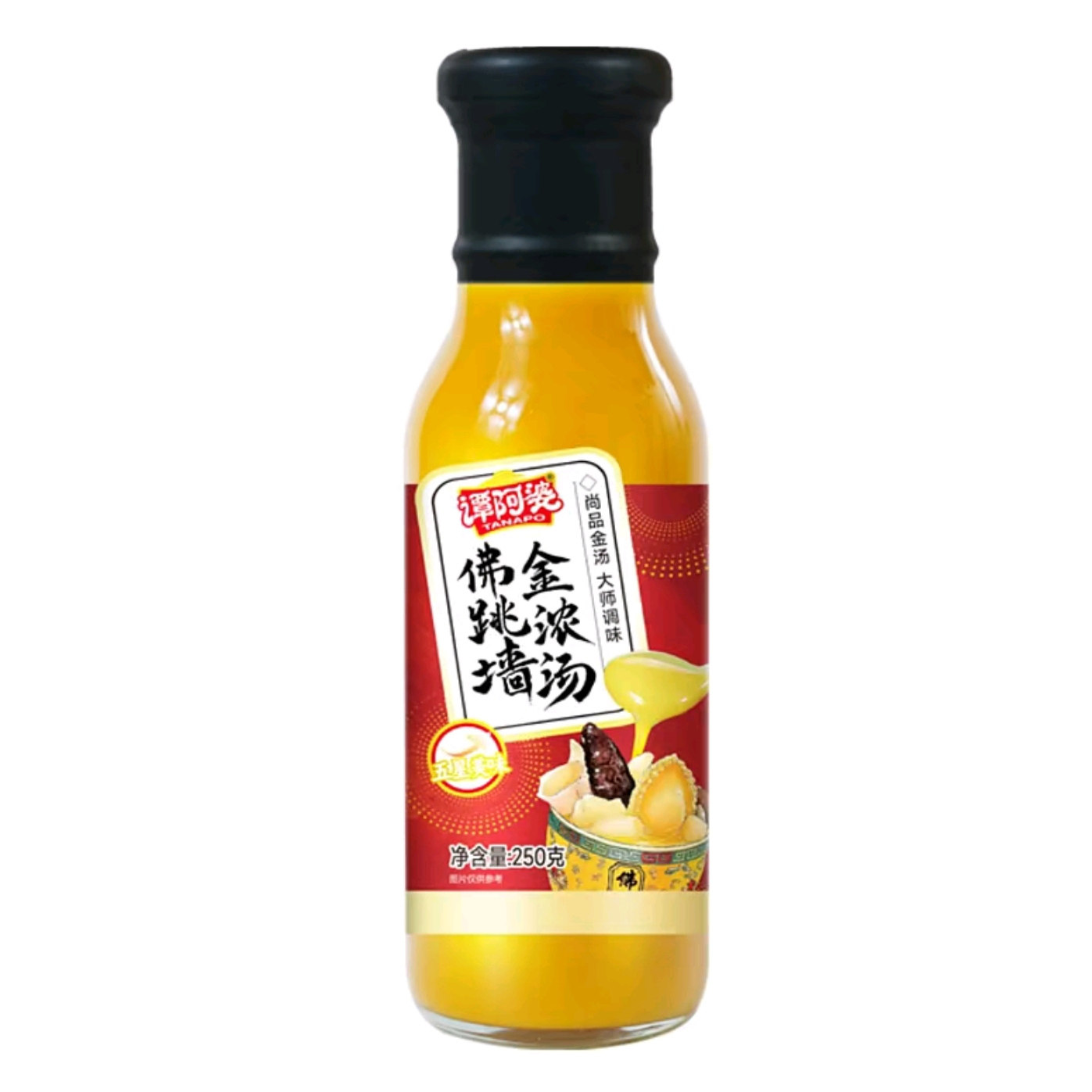 谭阿婆广式佛跳墙金浓汤250g瓶鲍鱼汁海参鲍鱼捞饭焖鸡拌面调味酱,粮油调味/速食/干货/烘焙,酱类调料,淘宝优惠券,粉丝福利购,淘宝优惠卷