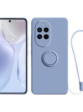指环支架适用华为nova15手机壳新款14ultra保护套高级感13pro全包防摔液态硅胶12/11se/10/9/8/7男女软外情侣
