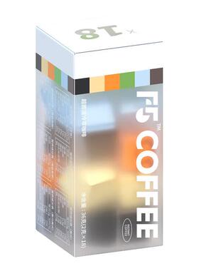 F5艾弗五冻干超即溶冷萃速溶黑咖啡粉深度冰美式风味18颗混合口味