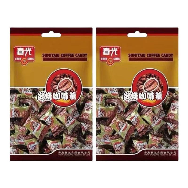 新货春光炭烧咖啡糖120g海南特产办公室年货喜糖休闲糖果批发