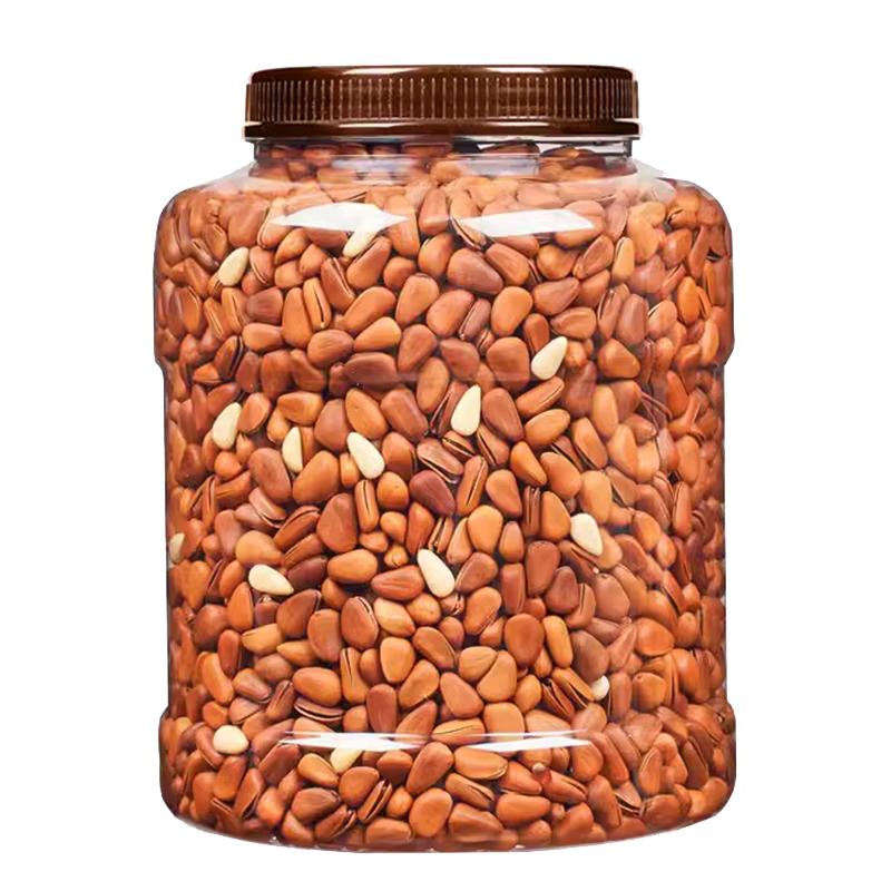 新货东北松子500g开口手剥坚果东北特大开口松子王大颗粒零食批发