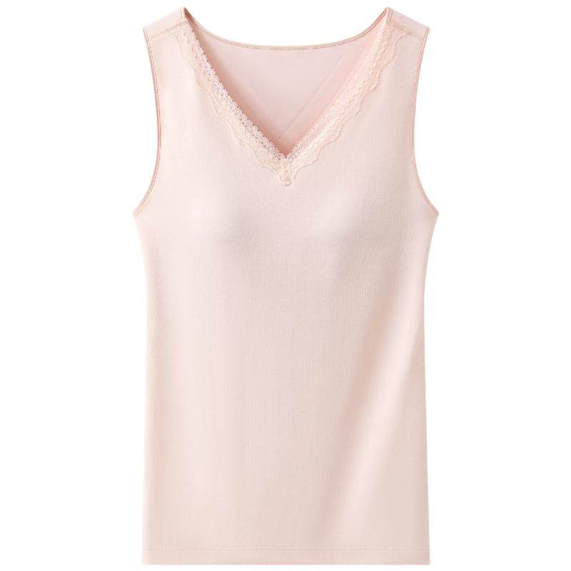 【舒暖】曼妮芬女士V领带杯垫保暖背心打底上衣舒适秋衣20210583,女士内衣/男士内衣/家居服,保暖背心,淘宝优惠券,粉丝福利购,淘宝优惠卷