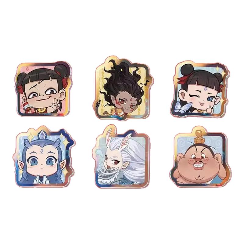 哪吒之魔童闹海吧唧徽章贴纸毛绒