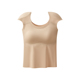 猫人粉底液无痕内衣女春夏垫肩神器直角肩隐形背心打底衣自带胸垫