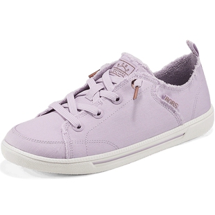 新款 简约舒适板鞋 女鞋 舒适透气休闲鞋 低帮帆布鞋 斯凯奇2026夏季