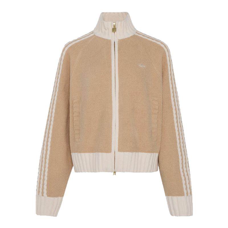 阿迪达斯三叶草女装春季新款三条纹时尚针织立领夹克外套KV8866,运动服/休闲服装,运动茄克/外套,淘宝优惠券,粉丝福利购,淘宝优惠卷