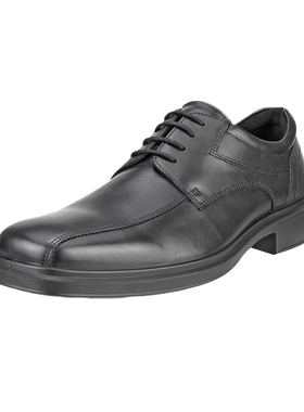 ECCO爱步男款赫尔辛基商务正装皮鞋真皮系带休闲鞋500174