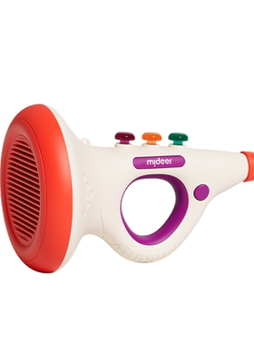 mideer弥鹿儿童音乐喇叭模拟叫声口哨哨子乐器宝宝迷你扬声器玩具