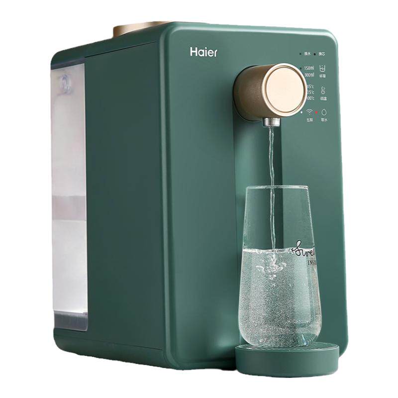 海尔净水器台面净饮机家用过滤ro反渗透即热式纯净直饮加热一体