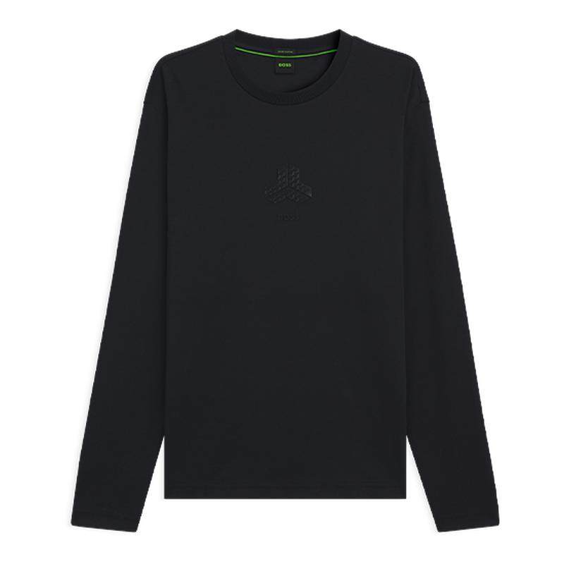 【100%棉】BOSS博斯 冬款高尔夫风艺术图案棉质双面布T恤,男装,T恤,淘宝优惠券,粉丝福利购,淘宝优惠卷