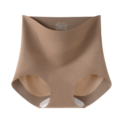 芬腾高腰收腹内裤女7a级抗菌专收小肚子不夹臀大码无痕塑型三角裤