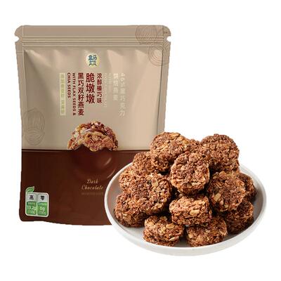 盒马 黑巧双籽燕麦脆墩墩 浓醇榛巧味 380g