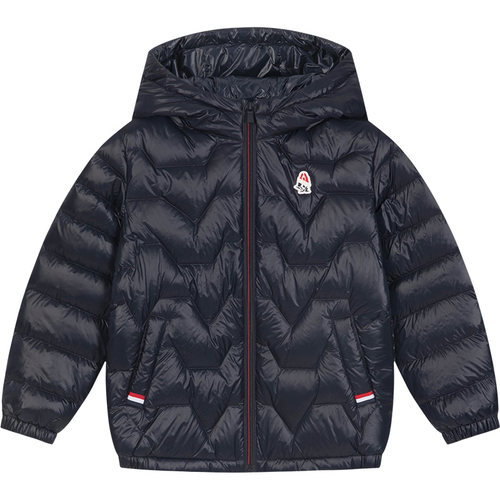 暇步士男童女童保暖连帽轻薄羽