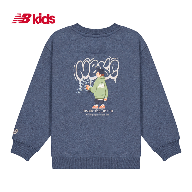 NB童装男女儿童秋冬潮流圆领卫衣