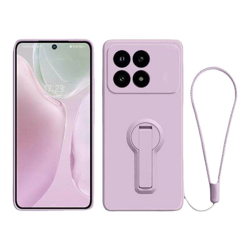适用红米k90promax手机壳k80液态硅胶k70e高级感k60至尊版带支架k40s保护套k50游戏增强版全包镜头30防摔简约图片