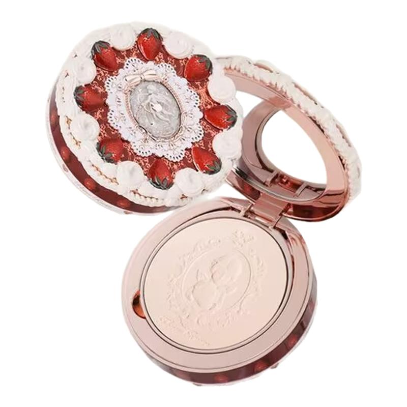 新品上新！花知晓草莓丘比特粉饼