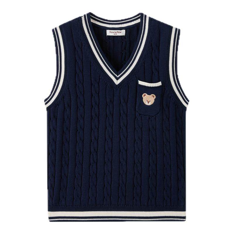 【抗静电】PawinPaw卡通小熊童装26年春夏新款男童男宝宝针