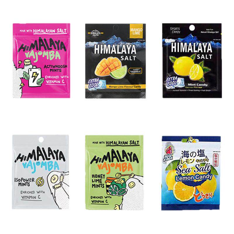 大马碧富牌咸柠檬糖薄荷海盐糖himalaya马来西亚咸柠润喉糖果零食