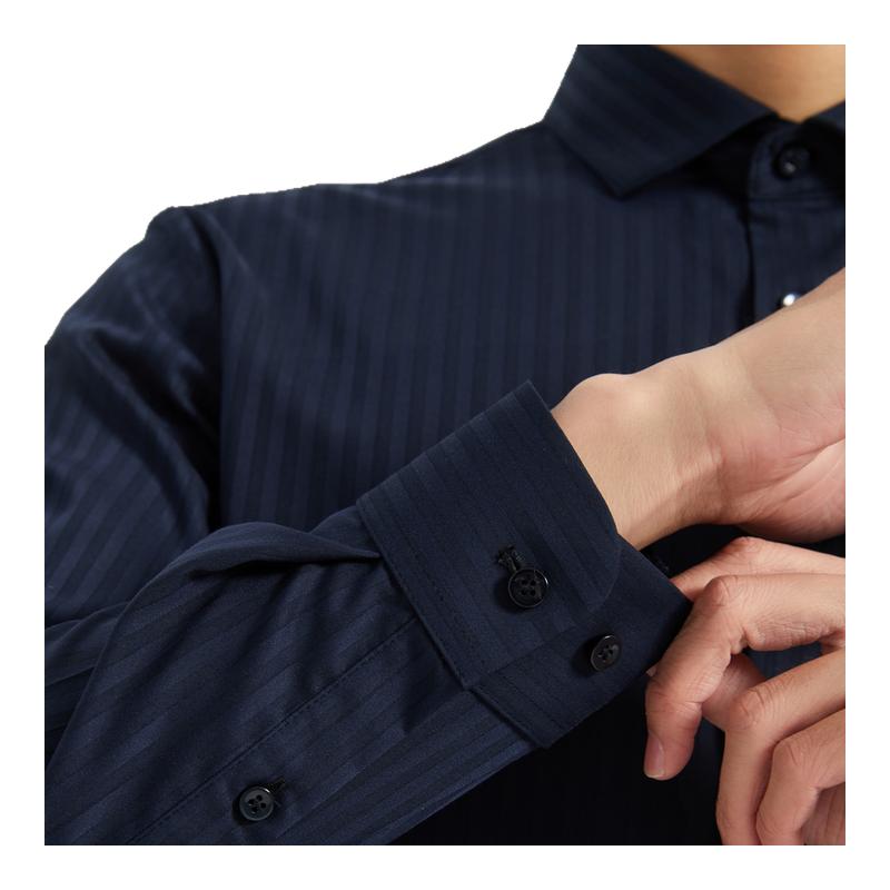 【舒适休闲】利郎青年商务长袖衬衫男2025秋易打理衬衣男Q5CZC019