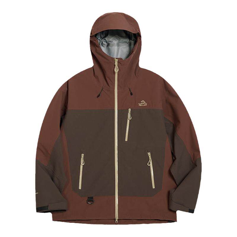 【山壳PRO】伯希和拼色硬壳冲锋衣男女款户外防风防水轻量登山服