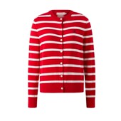 Eland衣恋毛针织衫 匹马 女罗纹圆领修身 开衫 新款 2025夏季 经典