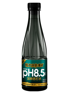 恒大冰泉苏打水410ml*24瓶装茉莉花味口感软润天然弱碱厂家直销